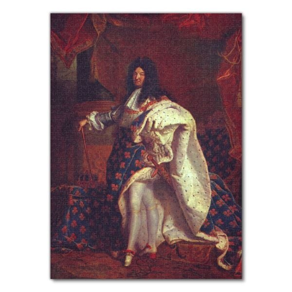 Lais - Puzzle 1000 Pezzi: Ritratto Di Luigi XIV Di Hyacinthe Rigaud, Louvre - 2