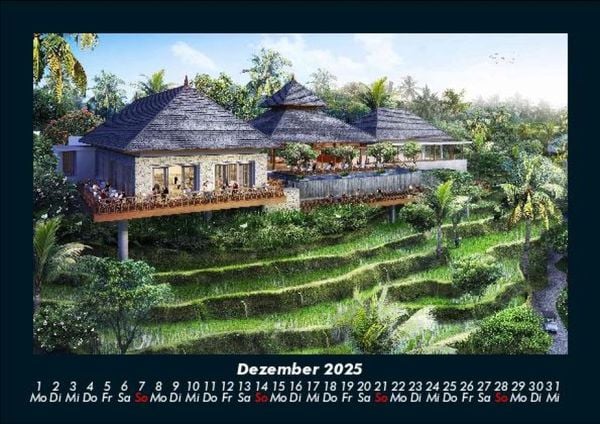 Produktbild: Bali 2025 Fotokalender DIN A5