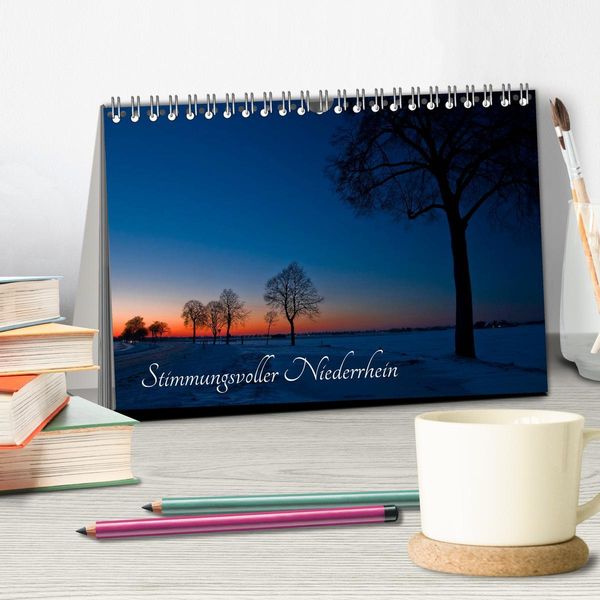 Produktbild: Stimmungsvoller Niederrhein (Tischkalender 2026 DIN A5 quer), CALVENDO Monatskalender