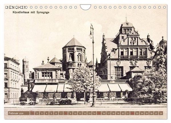 Produktbild: Spaziergang durch M&uuml;nchen &ndash; Die Stadt auf historischen Karten (Wandkalender 2026 DIN A4 quer), CALVENDO Monatskalender