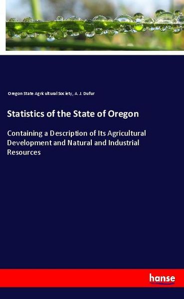 Produktbild: Statistics of the State of Oregon