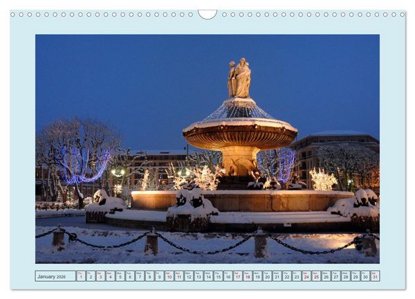 Produktbild: Fountains of Provence (Wall Calendar 2026 DIN A3 landscape), CALVENDO 12 Month Wall Calendar