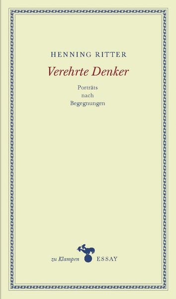 Produktbild: Verehrte Denker