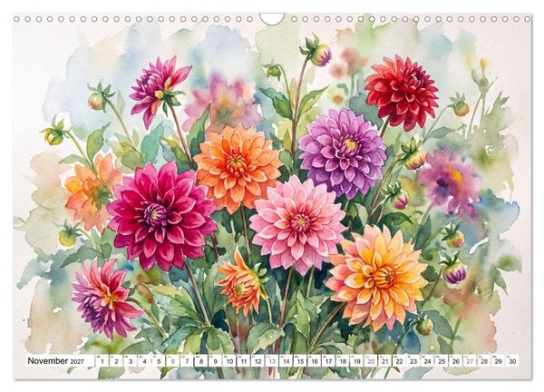 Produktbild: Bl&uuml;tenzauber des Sommers (Wandkalender 2027 DIN A3 quer), CALVENDO Monatskalender