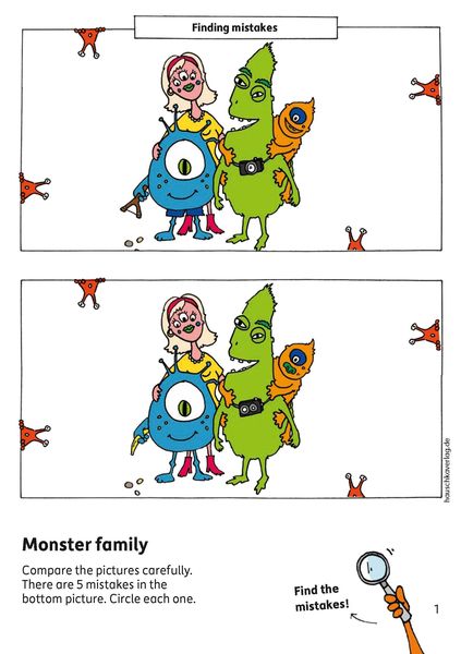 Preschool Activity Book for 5 Years - Boys and Girls - Concentration and perception