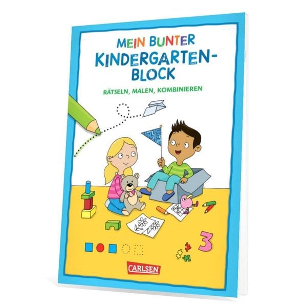 Produktbild: R&auml;tseln f&uuml;r Kita-Kinder: Mein bunter Kindergarten-Block: R&auml;tseln, malen, kombinieren