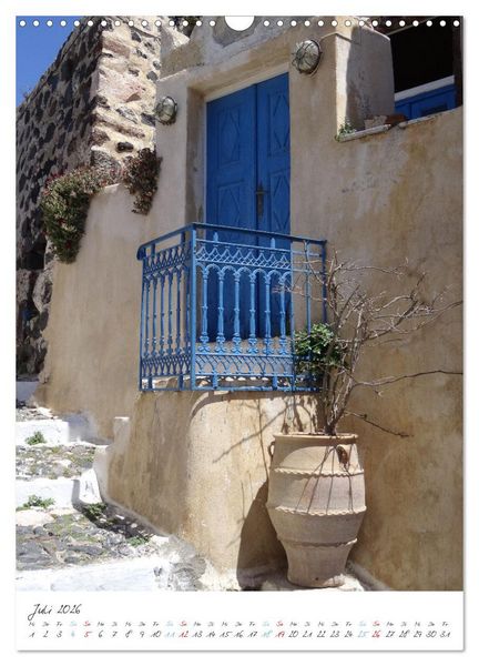 Produktbild: Santorini im Focus (Wandkalender 2026 DIN A3 hoch), CALVENDO Monatskalender