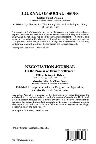 Produktbild: Methodological Issues in Applied Social Psychology