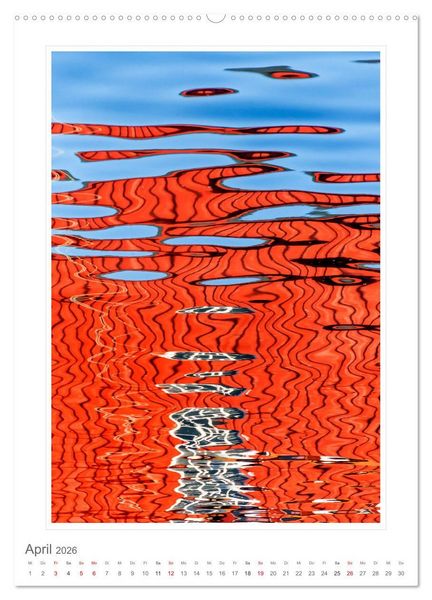 Produktbild: Wasserreflexionen (hochwertiger Premium Wandkalender 2026 DIN A2 hoch), Kunstdruck in Hochglanz