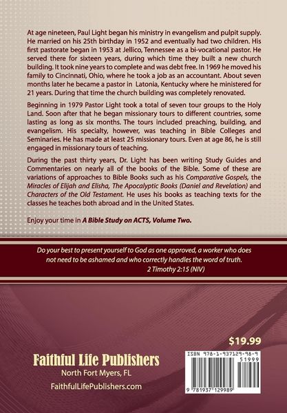 Produktbild: A Bible Study on Acts, Volume Two