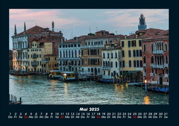 Produktbild: Venedig 2025 Fotokalender DIN A4