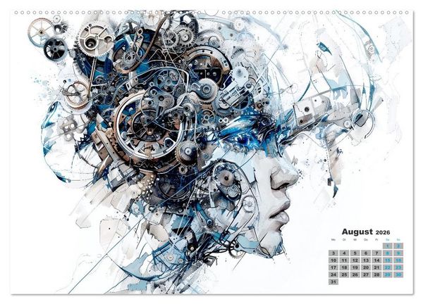 Produktbild: Der Uhrmacher des Unwahrscheinlichen (Wandkalender 2026 DIN A2 quer), CALVENDO Monatskalender
