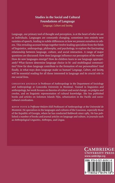 Produktbild: Language, Culture, and Society