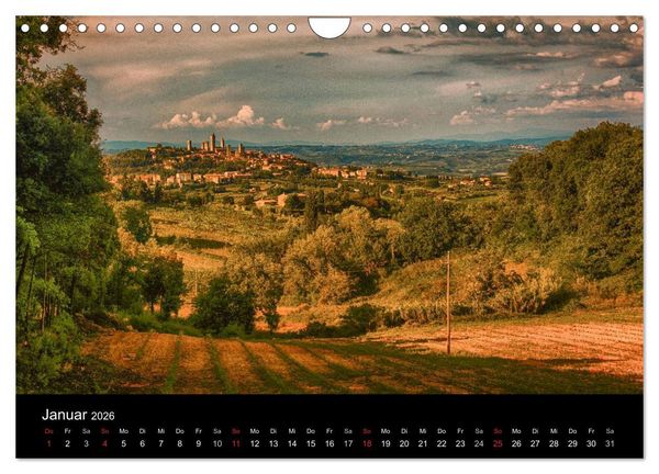 Produktbild: Bella Italia &ndash; Impressionen aus der Toskana und Ligurien (Wandkalender 2026 DIN A4 quer), CALVENDO Monatskalender