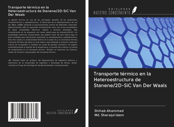 Produktbild: Transporte t&eacute;rmico en la Heteroestructura de Stanene/2D-SiC Van Der Waals