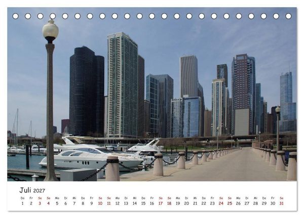 Produktbild: beeindruckendes Chicago (Tischkalender 2027 DIN A5 quer), CALVENDO Monatskalender