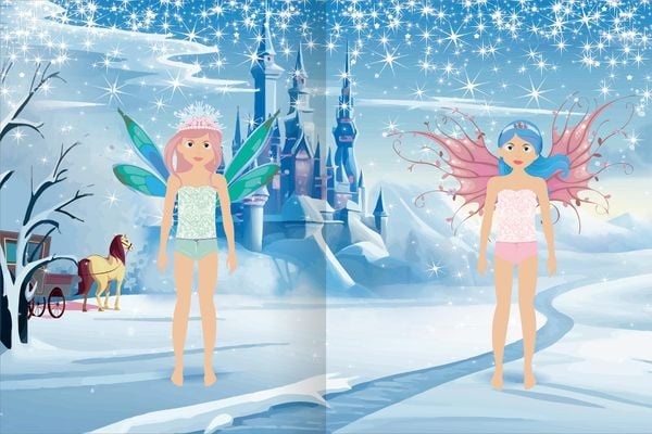 Produktbild: Sticker-Anziehpuppen Metallic &ndash; Winterfeen