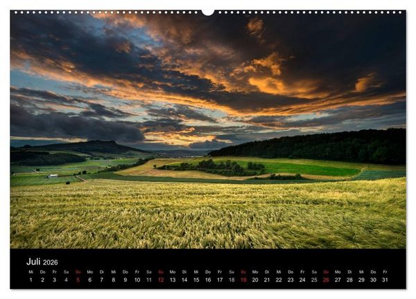 Produktbild: Vulkanlandschaft Hegau 2026 (hochwertiger Premium Wandkalender 2026 DIN A2 quer), Kunstdruck in Hochglanz