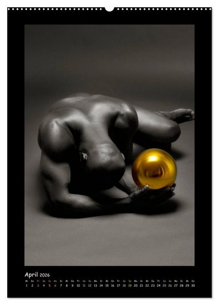Produktbild: Golden Ball - M&auml;nner Akte (hochwertiger Premium Wandkalender 2026 DIN A2 hoch), Kunstdruck in Hochglanz