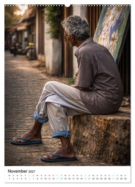 Produktbild: Erlebe Sri Lanka &ndash; Die Menschen hinter der Magie (Wandkalender 2027 DIN A2 hoch), CALVENDO Monatskalender