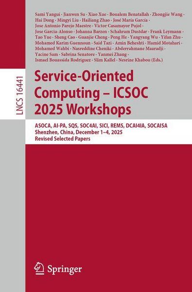 Produktbild: Service-Oriented Computing &ndash; ICSOC 2025 Workshops
