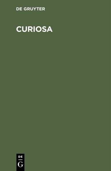 Produktbild: Curiosa