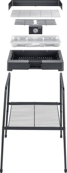 Produktbild: Severin PG 8566 Elektro Tischgrill Kontrollleuchte Schwarz