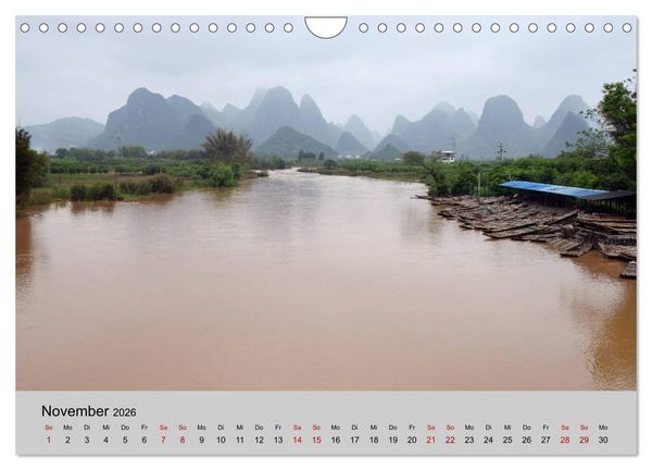 Produktbild: China-Impressionen (Wandkalender 2026 DIN A4 quer), CALVENDO Monatskalender