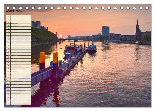Produktbild: Der kleine Bremen Kalender (Tischkalender 2026 DIN A5 quer), CALVENDO Monatskalender