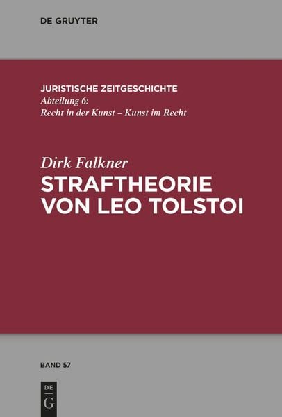 Produktbild: Straftheorie von Leo Tolstoi