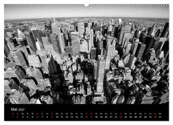 Produktbild: New York 2027 (hochwertiger Premium Wandkalender 2027 DIN A2 quer), Kunstdruck in Hochglanz
