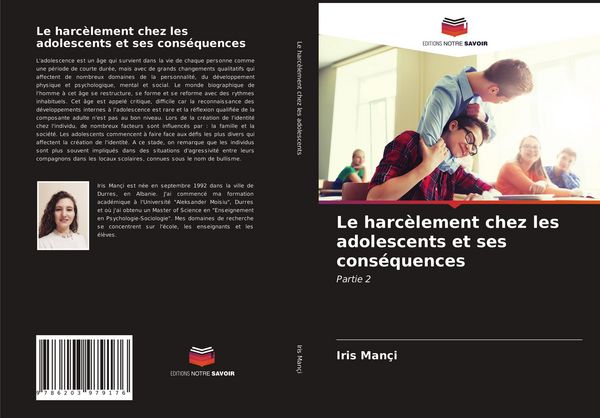 Produktbild: Le harc&egrave;lement chez les adolescents et ses cons&eacute;quences
