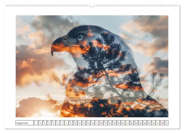 Produktbild: Traumhafte Silhouetten (hochwertiger Premium Wandkalender 2026 DIN A2 quer), Kunstdruck in Hochglanz