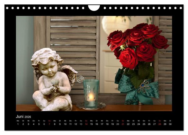 Produktbild: Engel f&uuml;r Gl&uuml;ck & Schutz (Wandkalender 2026 DIN A4 quer), CALVENDO Monatskalender