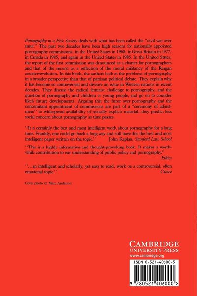 Produktbild: Pornography in a Free Society