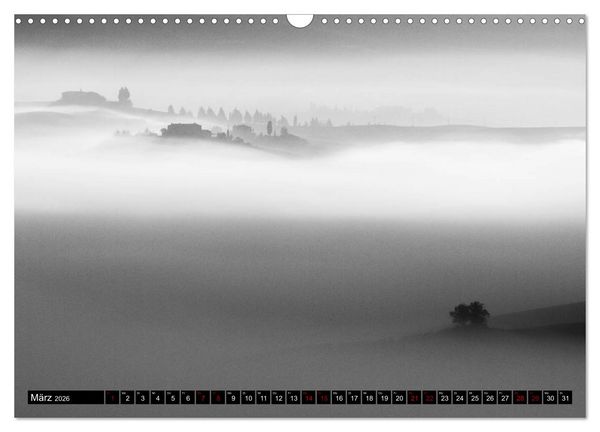 Produktbild: Toscana - monocromatico (Wandkalender 2026 DIN A3 quer), CALVENDO Monatskalender