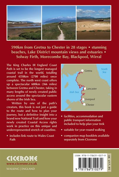 Produktbild: Walking the King Charles III England Coast Path: North West