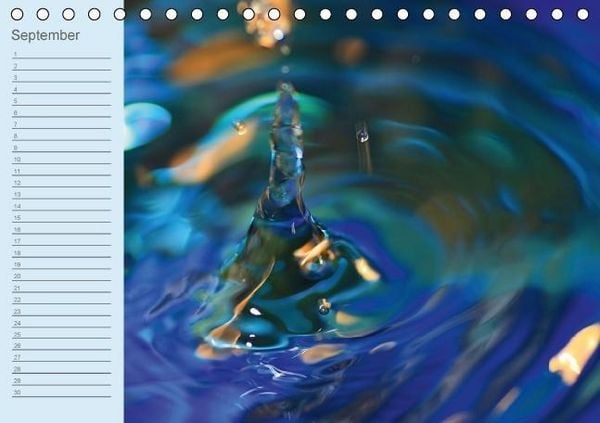 Produktbild: Geburtstagskalender "Wasser-Spiele" (Tischkalender immerw&auml;hrend DIN A5 quer)