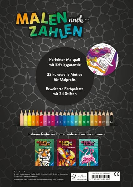 Produktbild: Malen nach Zahlen - Drachen