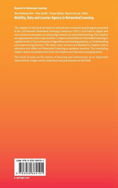 Produktbild: Mobility, Data and Learner Agency in Networked Learning