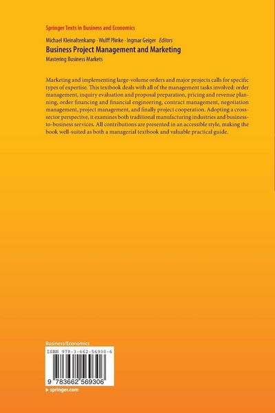 Produktbild: Business Project Management and Marketing
