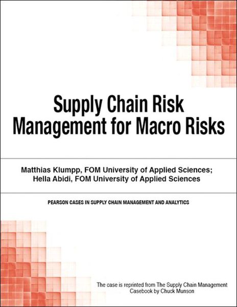 Produktbild: Supply Chain Risk Management for Macro Risks