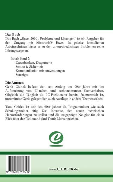 Produktbild: Excel 2010. Probleme und L&ouml;sungen. Band 2