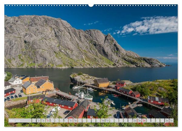 Produktbild: Norway / UK-Version (High Quality Premium Wall Calendar 2026 DIN A2 landscape),CALVENDO 12 Month Wall Calendar