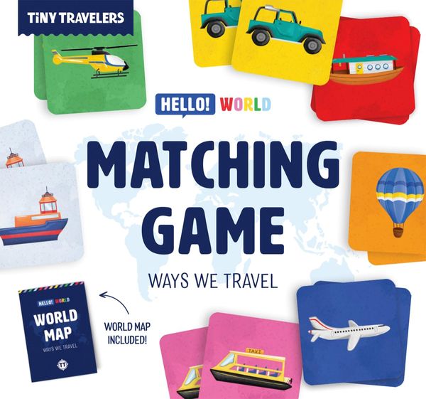 Produktbild: Tiny Travelers Matching Game: Ways We Travel
