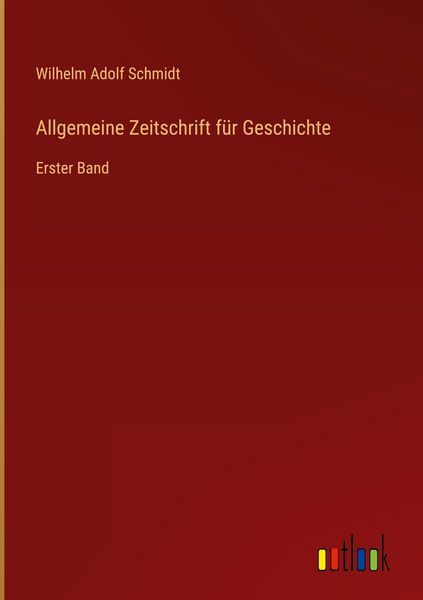 Produktbild: Allgemeine Zeitschrift f&uuml;r Geschichte