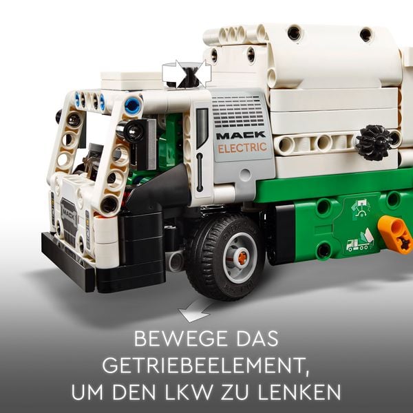 Produktbild: LEGO Technic 42167 Mack LR Electric M&uuml;llwagen Set, LKW-Spielzeug