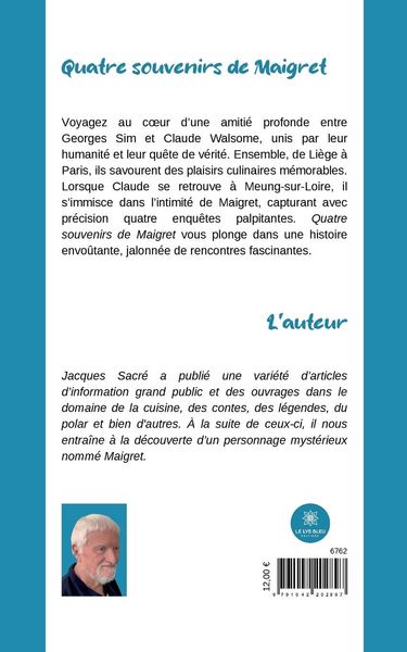 Produktbild: Jacques Sacr&eacute;: Quatre souvenirs de Maigret