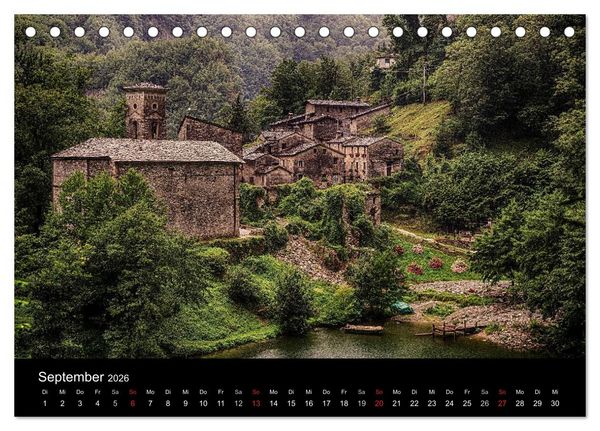 Produktbild: Bella Italia &ndash; Impressionen aus der Toskana und Ligurien (Tischkalender 2026 DIN A5 quer), CALVENDO Monatskalender