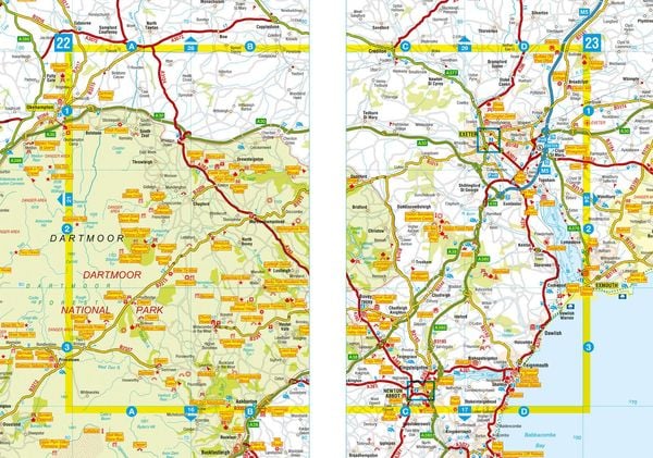 Produktbild: Devon, Cornwall and West Somerset Visitors' Atlas